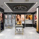 Custom Makeup Display Fixtures Solution for Cosmetic Store - Cosmetic & Beauty Displays