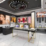 Custom Makeup Display Fixtures Solution for Cosmetic Store - Cosmetic & Beauty Displays