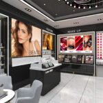 Custom Makeup Display Fixtures Solution for Cosmetic Store - Cosmetic & Beauty Displays