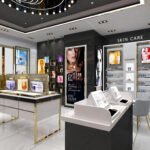 Custom Makeup Display Fixtures Solution for Cosmetic Store - Cosmetic & Beauty Displays