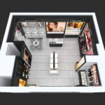 Custom Makeup Display Fixtures Solution for Cosmetic Store - Cosmetic & Beauty Displays