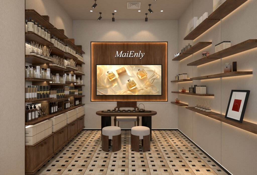 Tailor Made Display Solution for Perfume Store with Fixtures - Custom Store Display Solutions