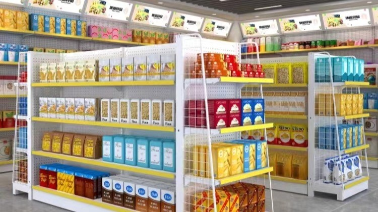 Supermarket Gondola Shelving Grocery Display Shelves - Supermarket & Grocery Shelving