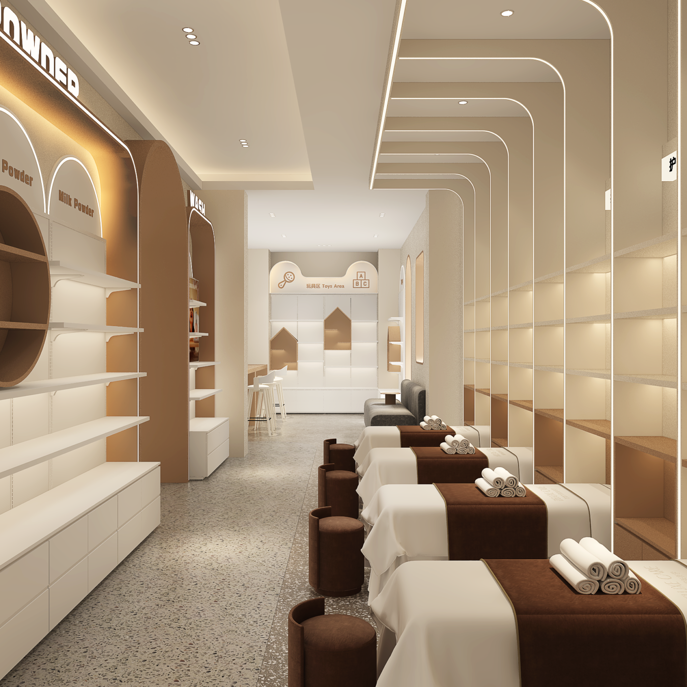 Whole Store Interior Design Maternity Shop Display Fixtures - Maternity & Baby Shop Displays