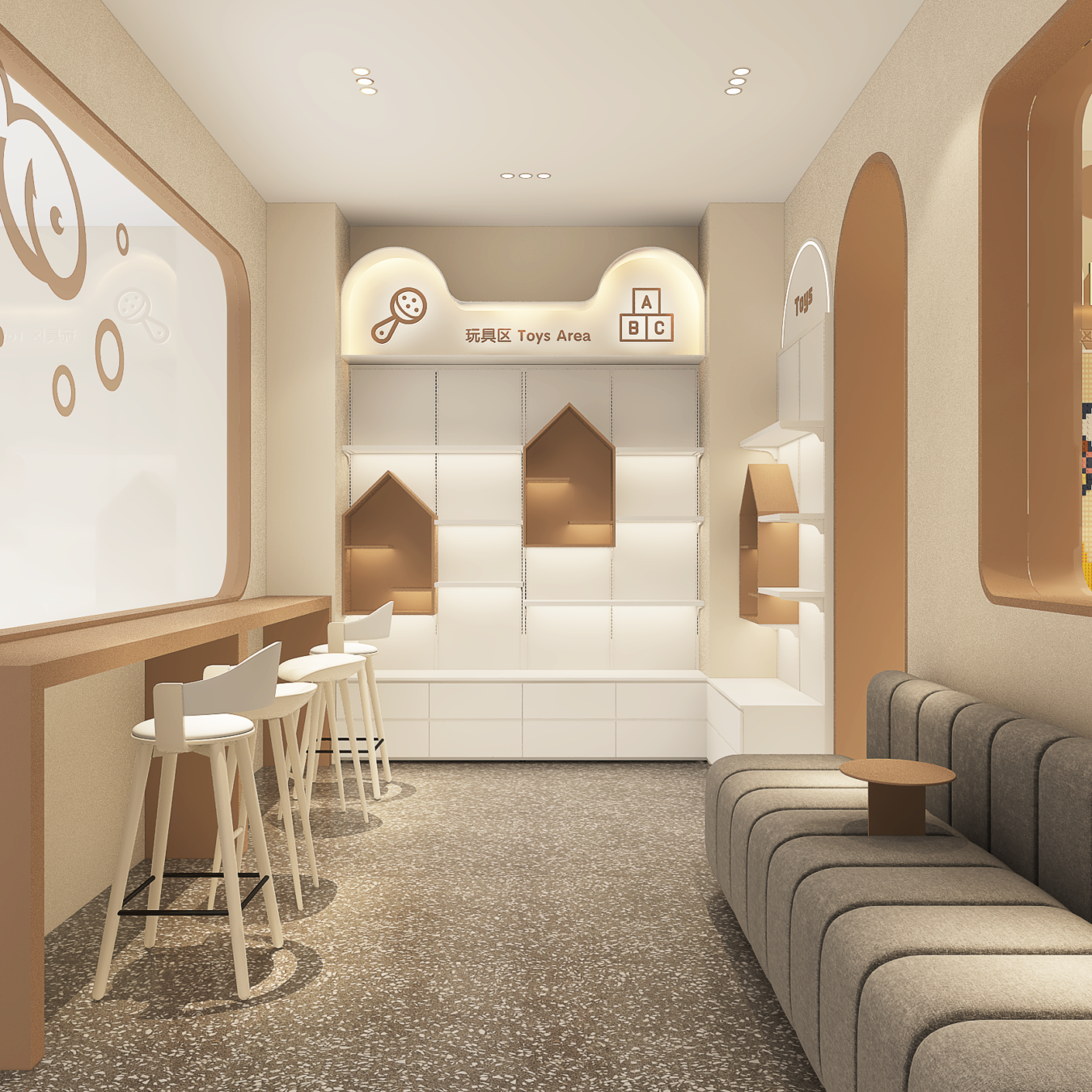 Whole Store Interior Design Maternity Shop Display Fixtures - Maternity & Baby Shop Displays