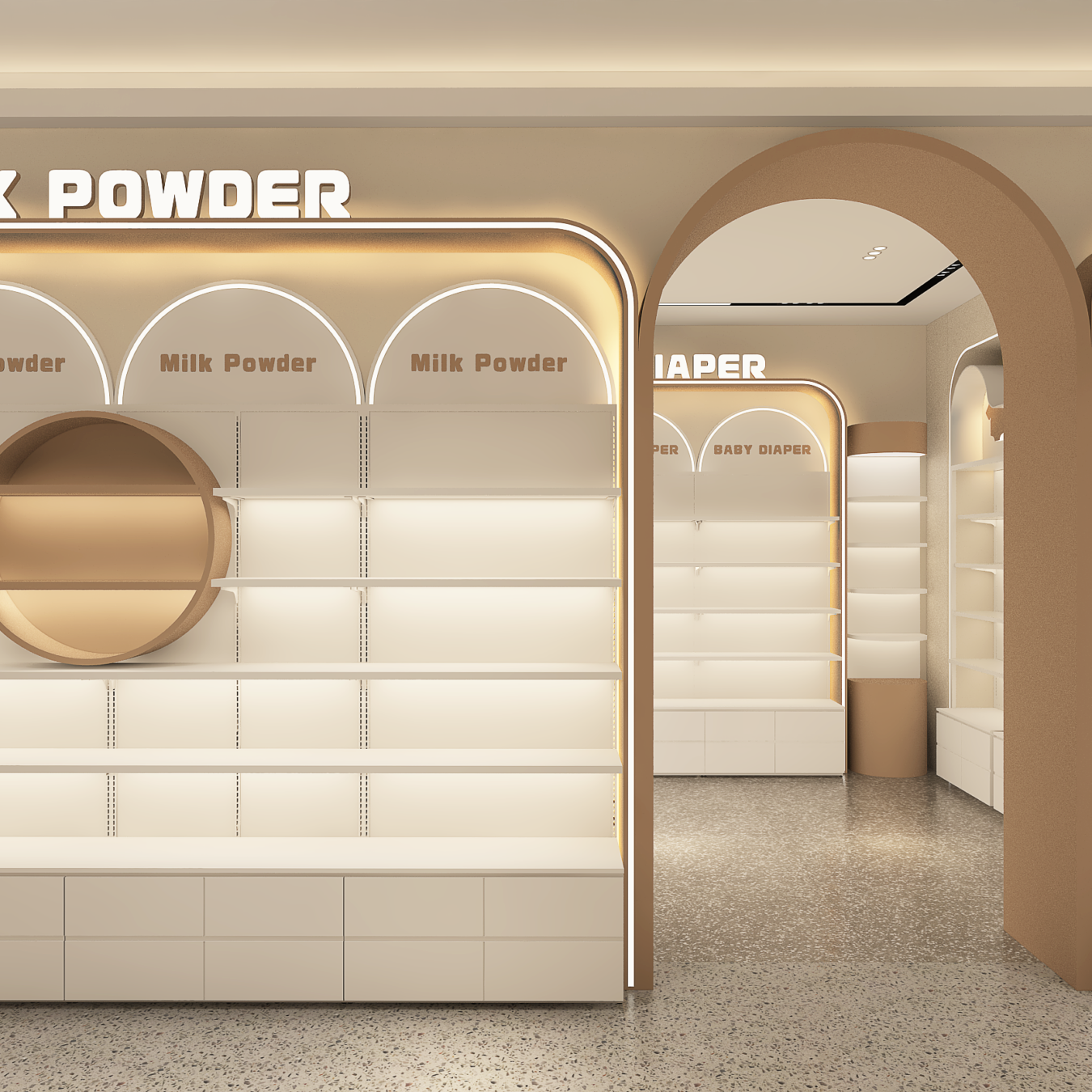 Whole Store Interior Design Maternity Shop Display Fixtures - Maternity & Baby Shop Displays