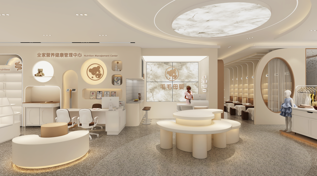Whole Store Interior Design Maternity Shop Display Fixtures - Maternity & Baby Shop Displays