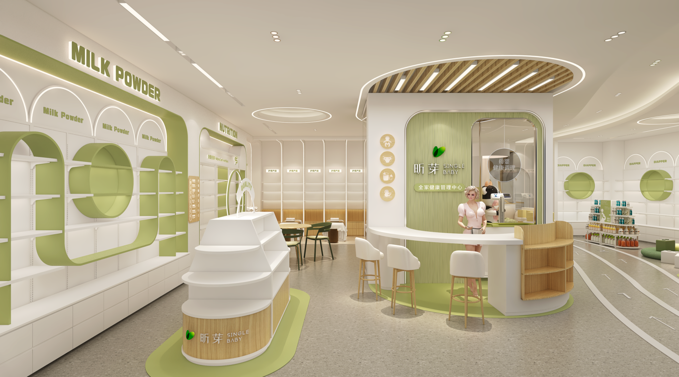 Custom Mother & Baby Store Design and Fixture Solution - Maternity & Baby Shop Displays