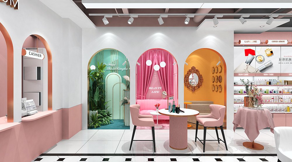 Custom Cosmetic Retail Shop Fixtures & Beauty Salon Layout Solution - Cosmetic & Beauty Displays