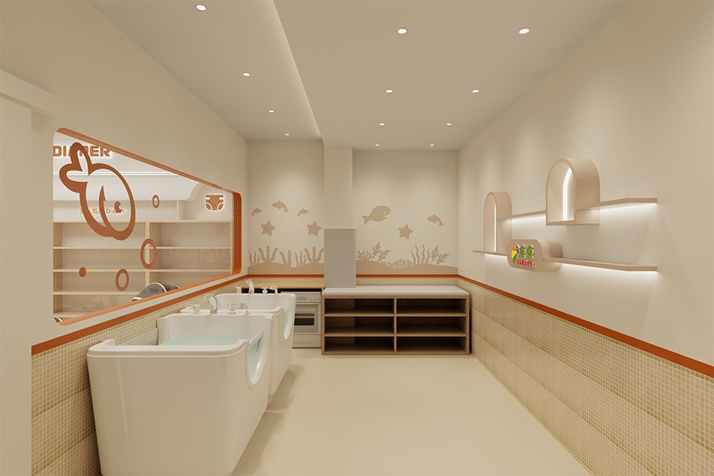Custom Full Store Maternity & Baby Shop Interior Display Fixtures - Maternity & Baby Shop Displays