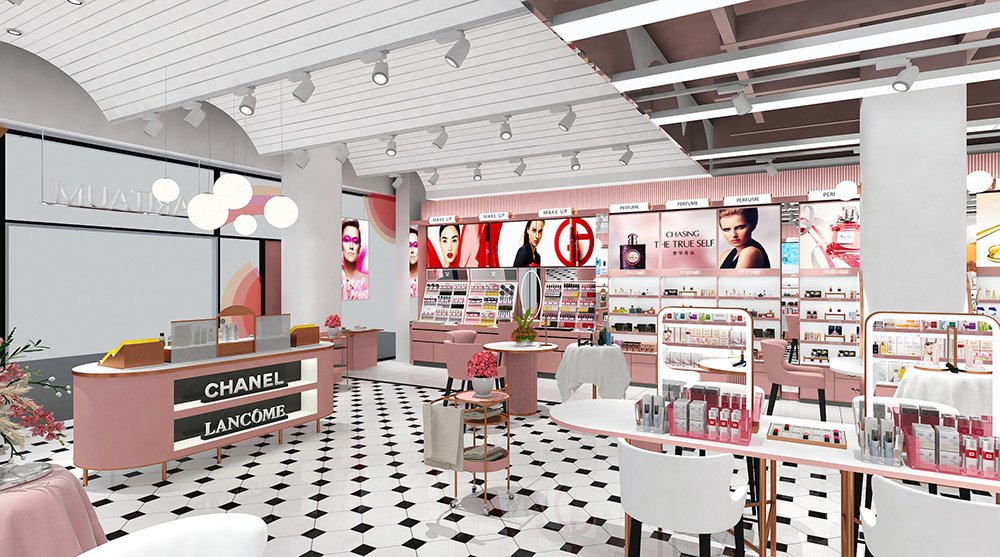 Custom Cosmetic Retail Shop Fixtures & Beauty Salon Layout Solution - Cosmetic & Beauty Displays
