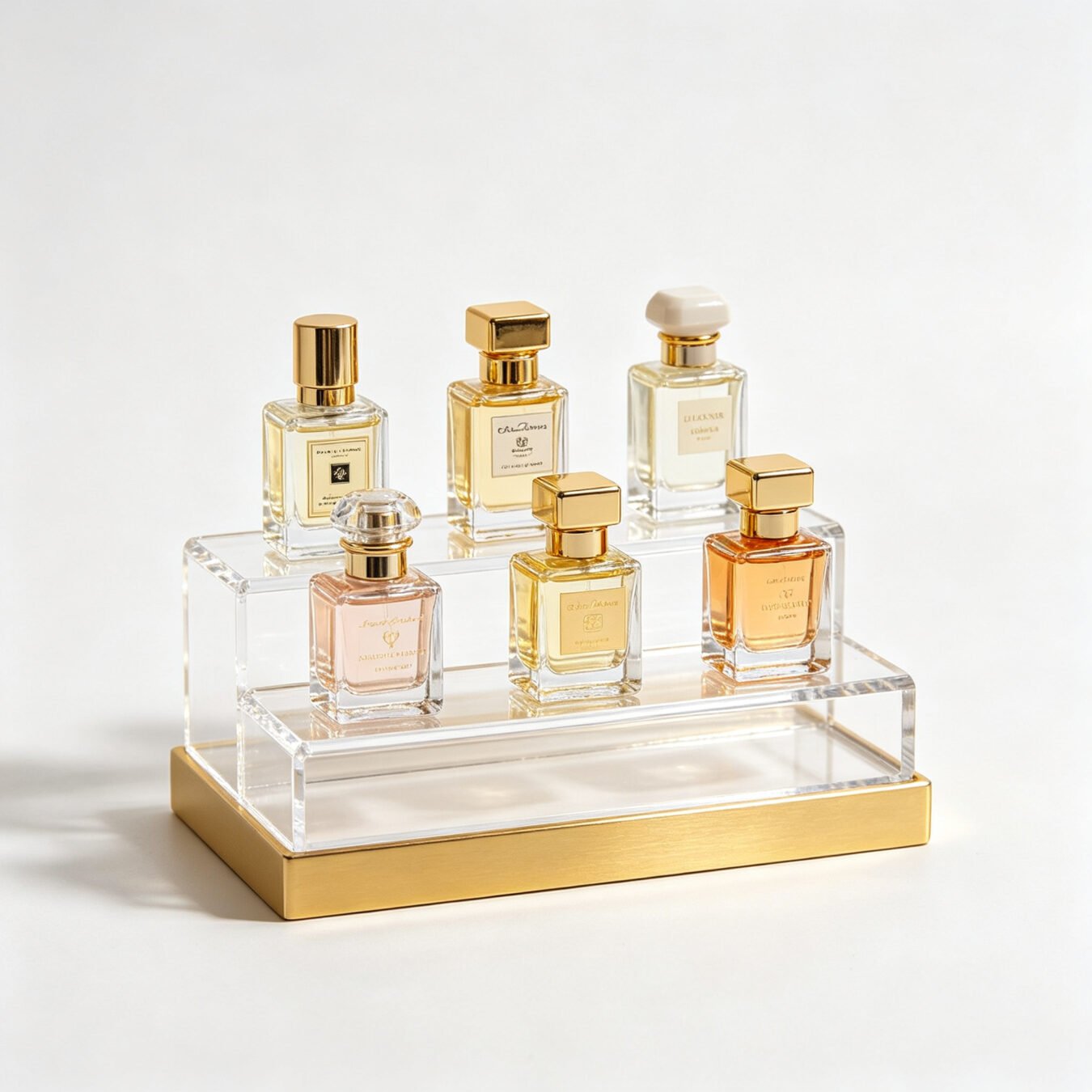 Custom Perfume Display Stand Multi-style Rotating Metal Acrylic Perfume Organizer Rack - Cosmetic & Beauty Displays
