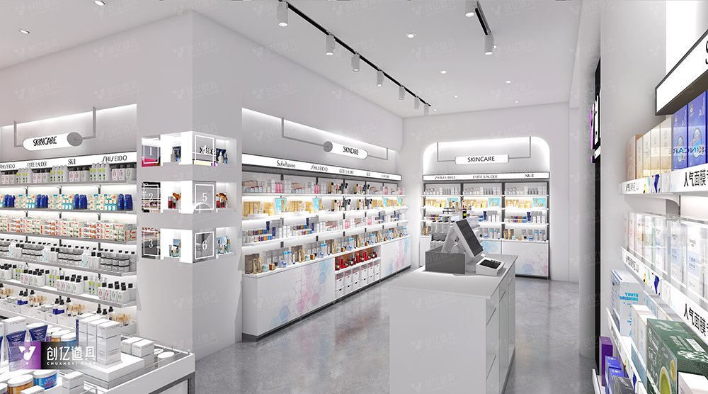 Custom Beauty Boutique Store Front & Interior Display Fixture Solution - Cosmetic & Beauty Displays