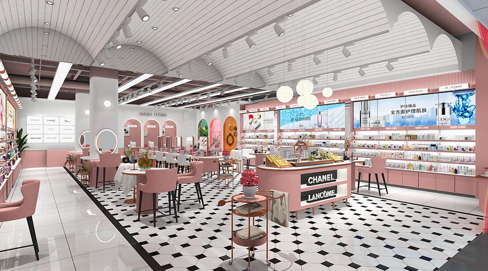 Custom Cosmetic Retail Shop Fixtures & Beauty Salon Layout Solution - Cosmetic & Beauty Displays