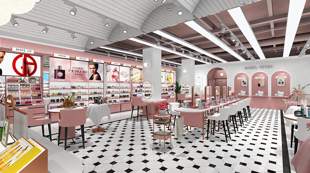 Custom Cosmetic Retail Shop Fixtures & Beauty Salon Layout Solution - Cosmetic & Beauty Displays