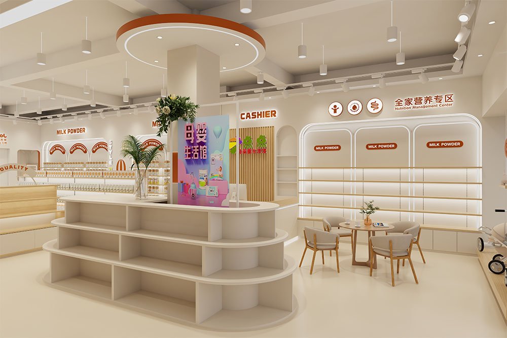 Custom Full Store Maternity & Baby Shop Interior Display Fixtures - Maternity & Baby Shop Displays