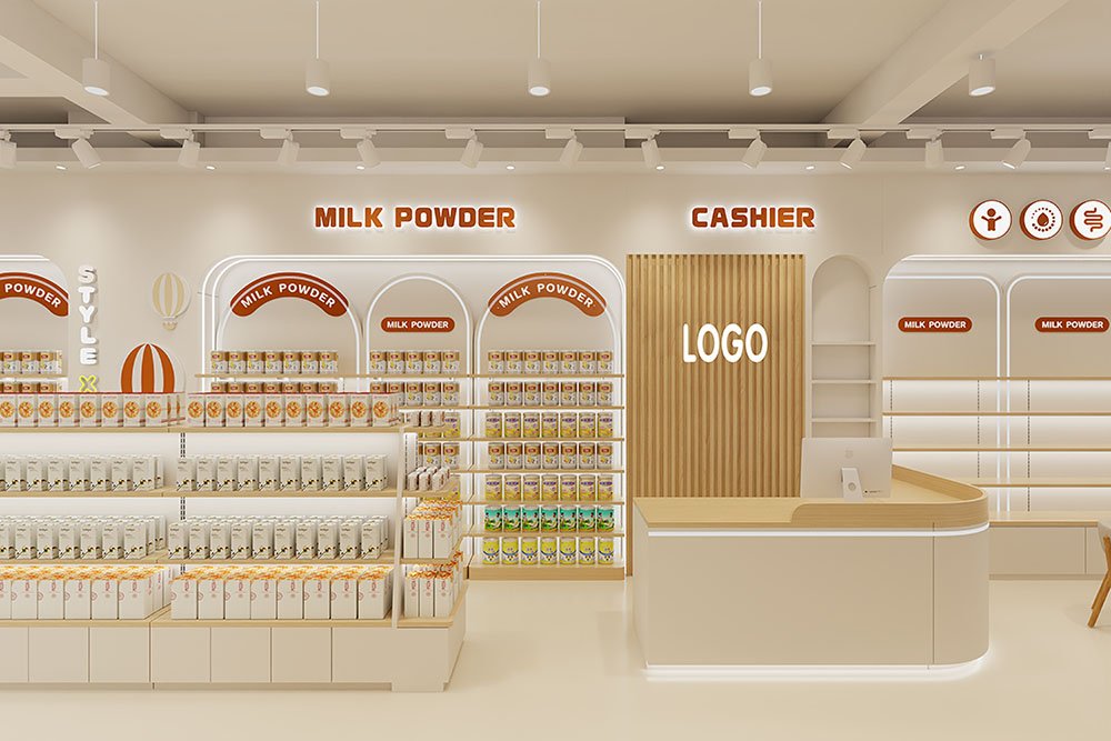 Custom Full Store Maternity & Baby Shop Interior Display Fixtures - Maternity & Baby Shop Displays