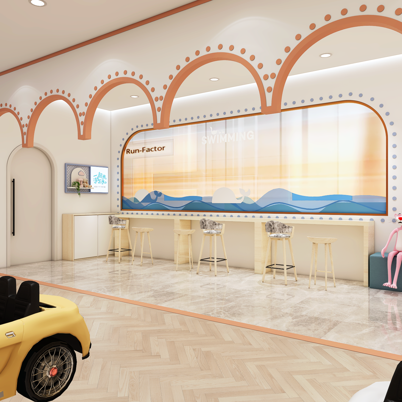 Custom Full Set Mother & Baby Store Display Fixtures - Maternity & Baby Shop Displays