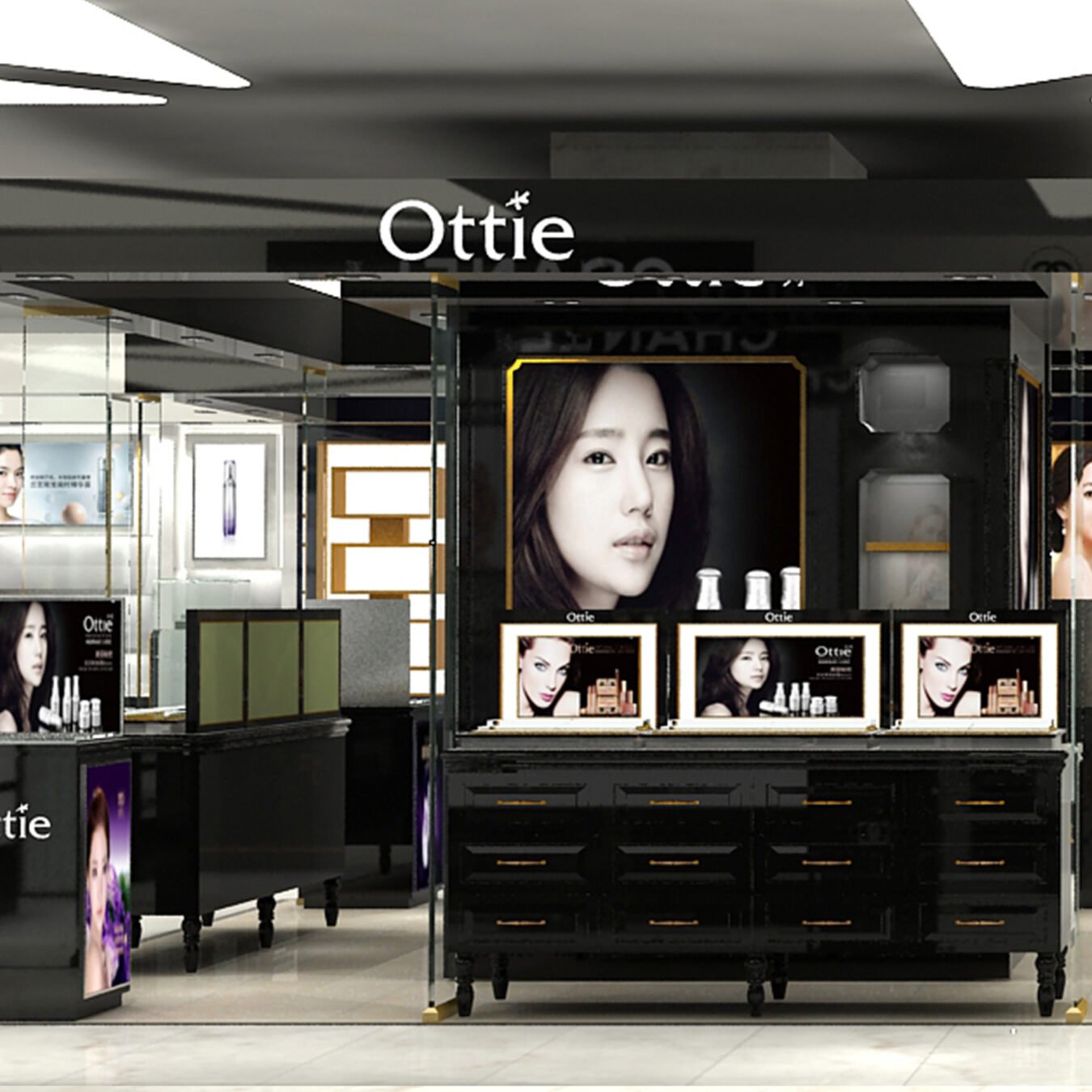 Mall Beauty Island Store Solution